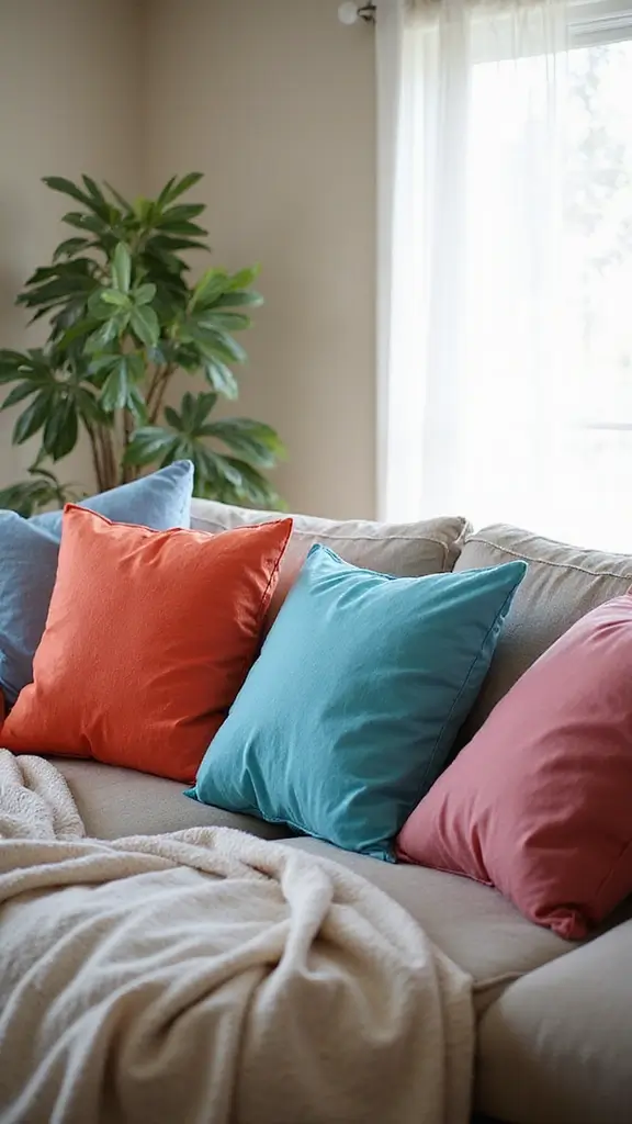 50 Cheap DIY Home Decor Ideas That Look High-End - 23. DIY T-shirt Pillows