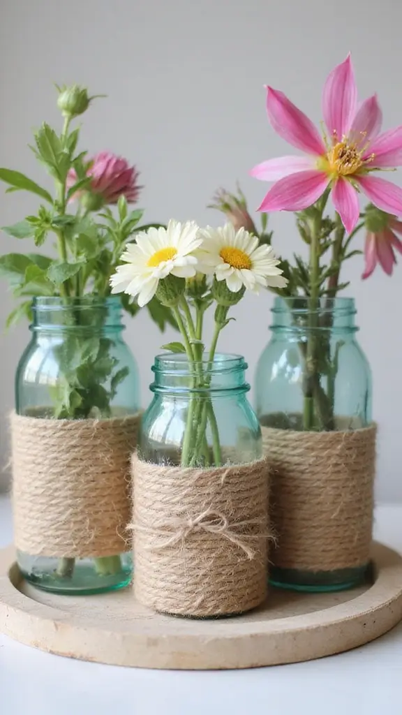 50 Cheap DIY Home Decor Ideas That Look High-End - 3. Upcycled Glass Jars