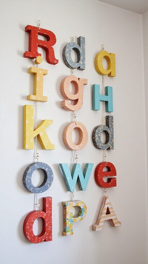 50 Cheap DIY Home Decor Ideas That Look High-End - 50. DIY Letter Decor