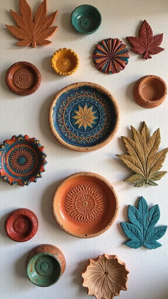 50 Diwali Home Decor Ideas That Light Up Every Corner - 11. Clay Wall Hangings