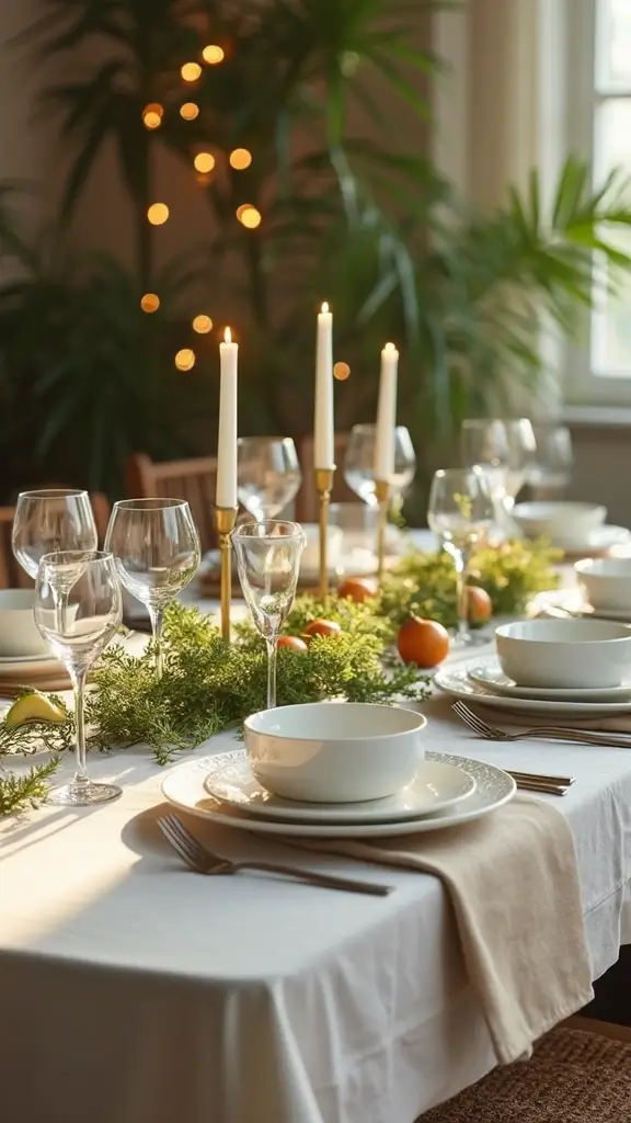 50 Diwali Home Decor Ideas That Light Up Every Corner - 34. Biodegradable Tablecloths