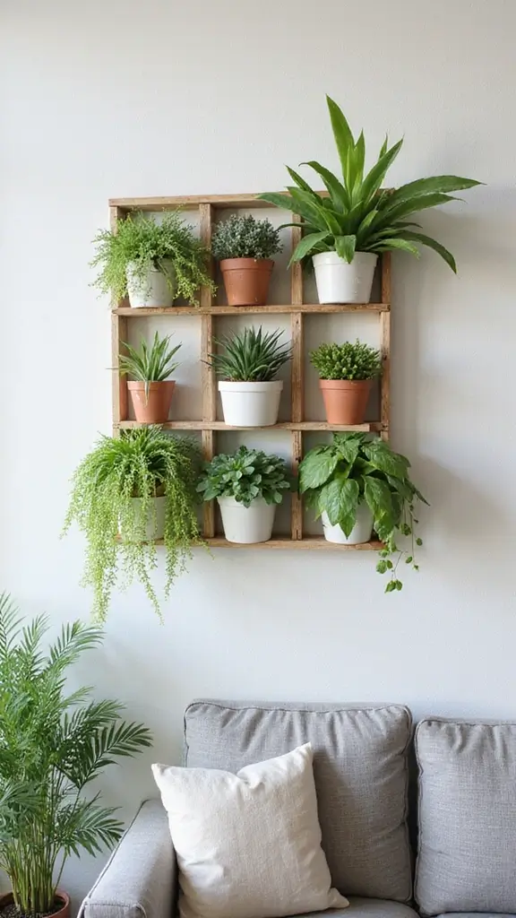 50 Diwali Home Decor Ideas That Light Up Every Corner - 36. Green Wall Art