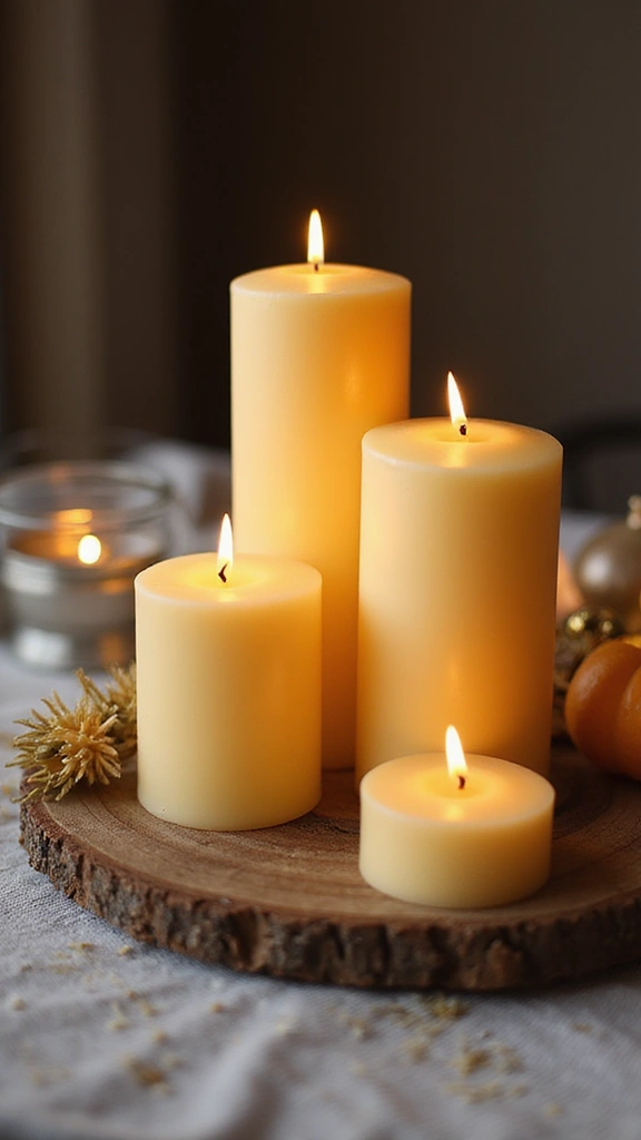 50 Diwali Home Decor Ideas That Light Up Every Corner - 42. Natural Candles