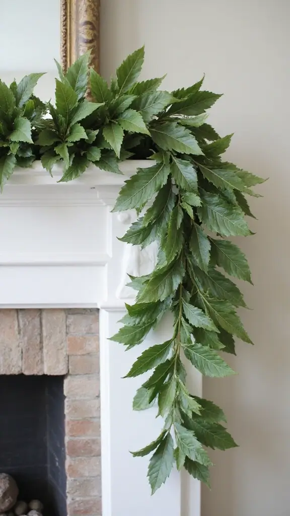 50 Fall Decor Ideas for the Home Farmhouse Vibes on a Budget - 8. DIY Leaf Garlands