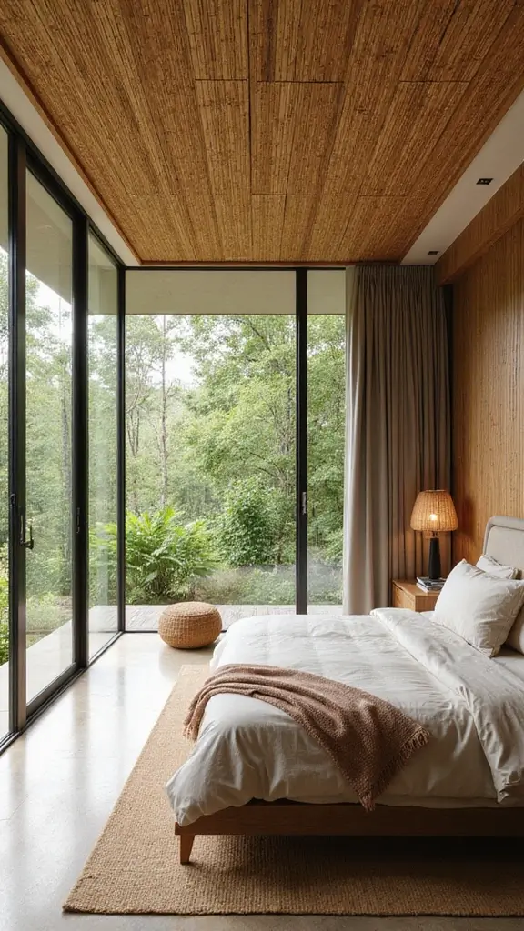 50 False Ceiling Design for Bedroom Ideas You’ll Adore - 26. Nature-Inspired Ceilings