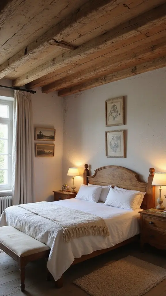 50 False Ceiling Design for Bedroom Ideas You’ll Adore - 46. Distressed Wood Finishes
