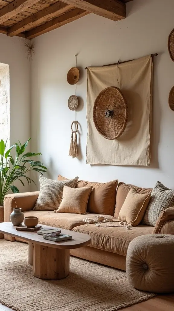 50 Home Decor Ideas Living Room Farmhouse Charm You’ll Adore - 14. Handcrafted Decor