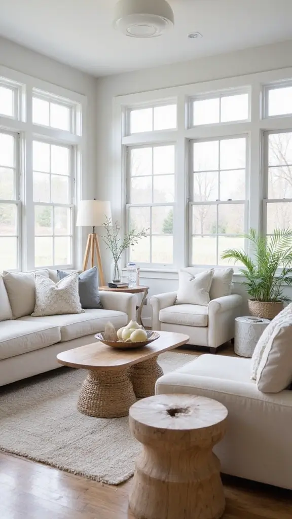50 Home Decor Ideas Living Room Farmhouse Charm You’ll Adore - 7. Neutral Color Palette
