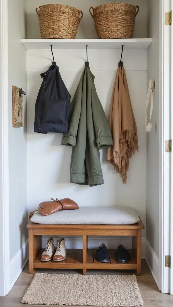 50 Home Renovation on a Budget Tips That Make Big Impact - 14. Create Functional Entryways