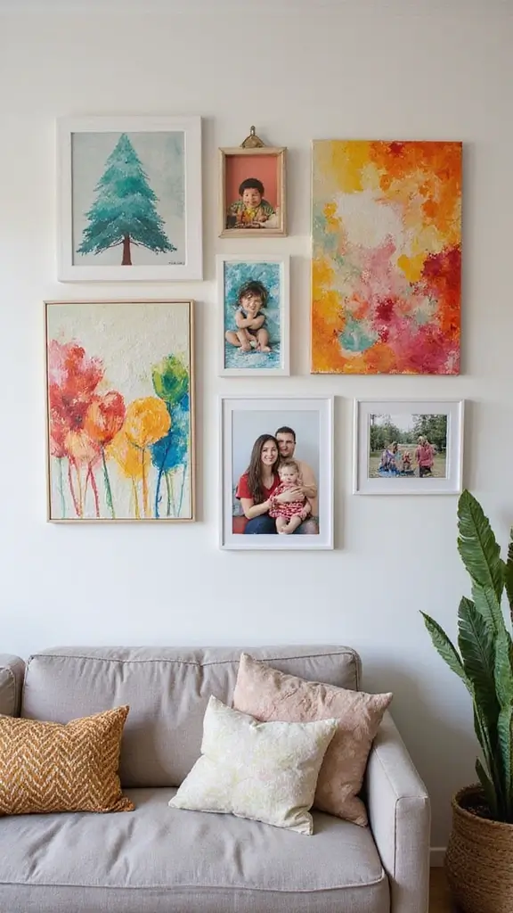 50 Home Renovation on a Budget Tips That Make Big Impact - 2. DIY Wall Art