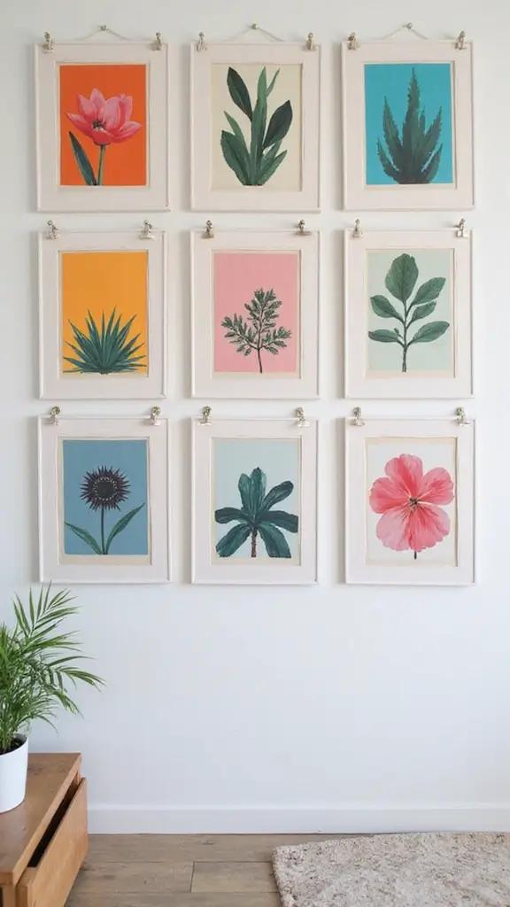 50 Home Renovation on a Budget Tips That Make Big Impact - 43. Use Wall Hooks for Art Display