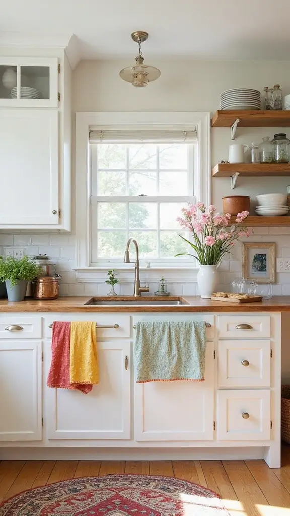 50 Home Renovation on a Budget Tips That Make Big Impact - 49. Use Colorful Dish Towels