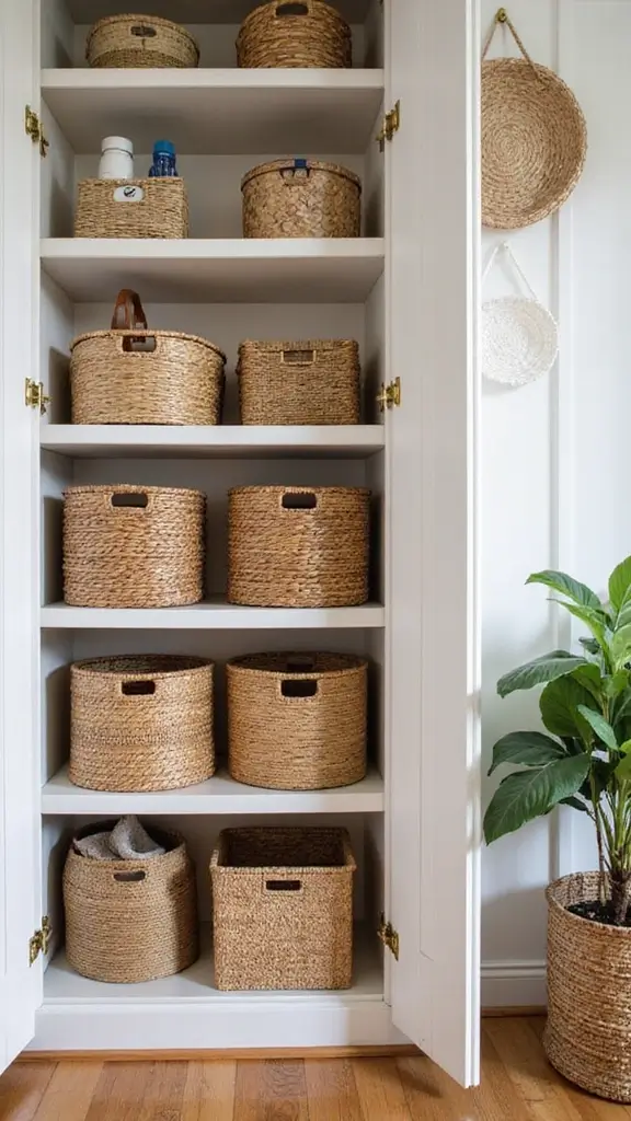50 Home Renovation on a Budget Tips That Make Big Impact - 50. Organize with Baskets