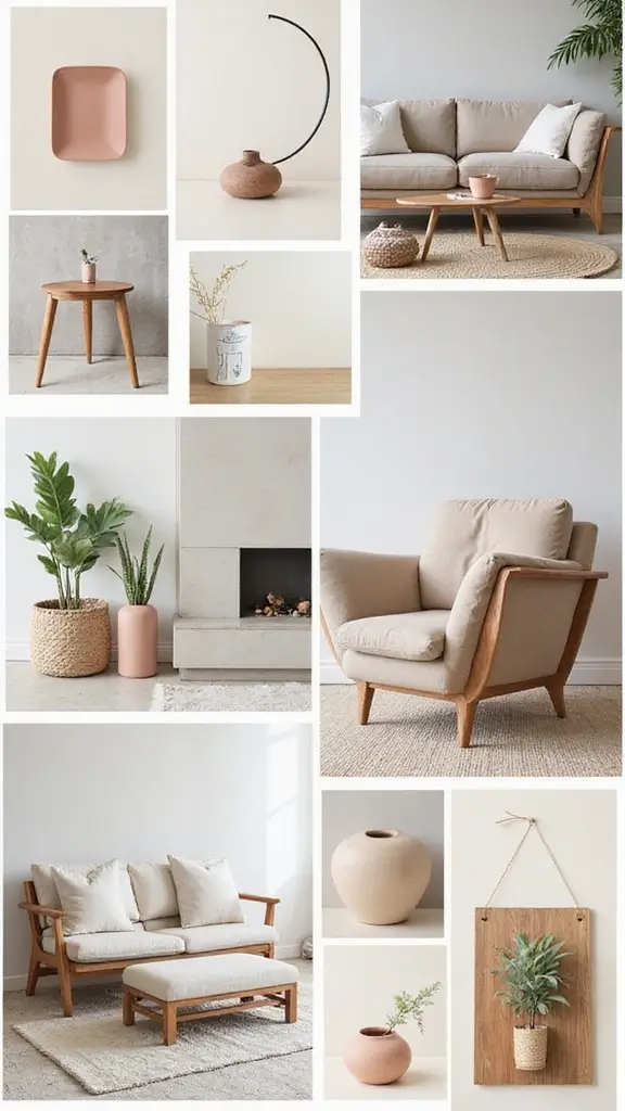 50 Interior Design Mood Board Inspiration That Sparks Creativity - 2. Minimalist Chic