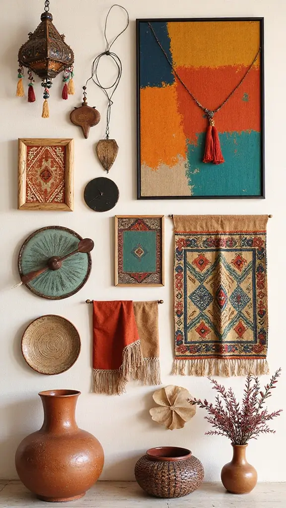 50 Interior Design Mood Board Inspiration That Sparks Creativity - 20. Cultural Fusion