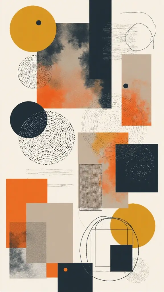 50 Interior Design Mood Board Inspiration That Sparks Creativity - 38. Geometric Harmony