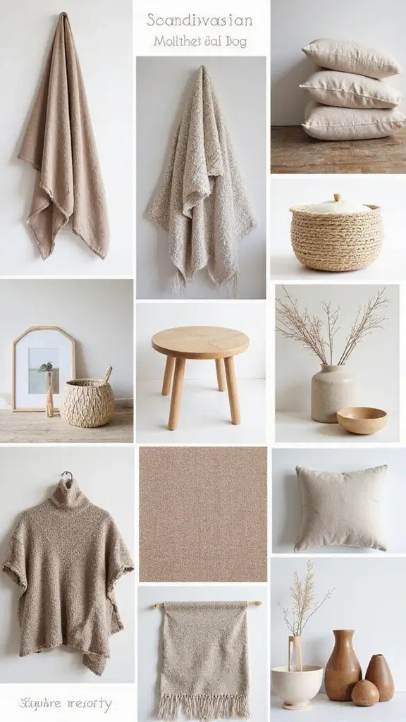 50 Interior Design Mood Board Inspiration That Sparks Creativity - 44. Scandinavian Minimalism