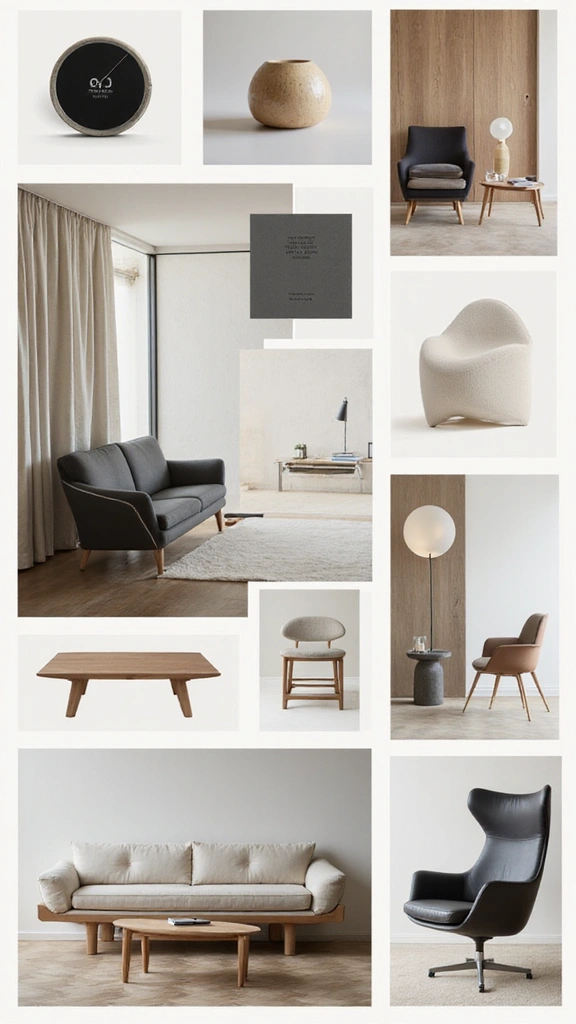 50 Interior Design Mood Board Inspiration That Sparks Creativity - 50. Smart Minimalism