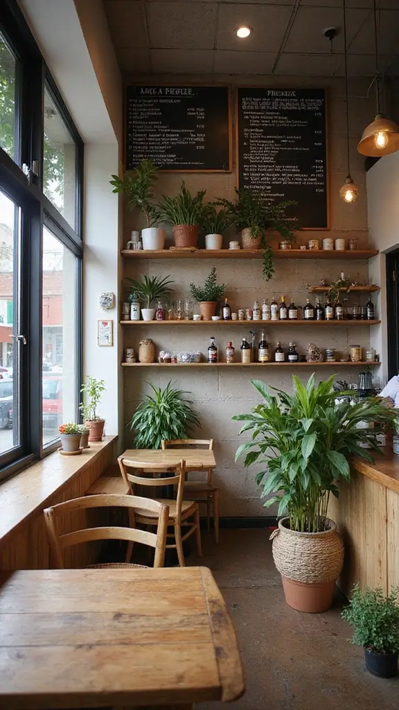 50 Modern Cafe Interior Design Ideas That Attract Customers - 30. Emphasis on Local Products