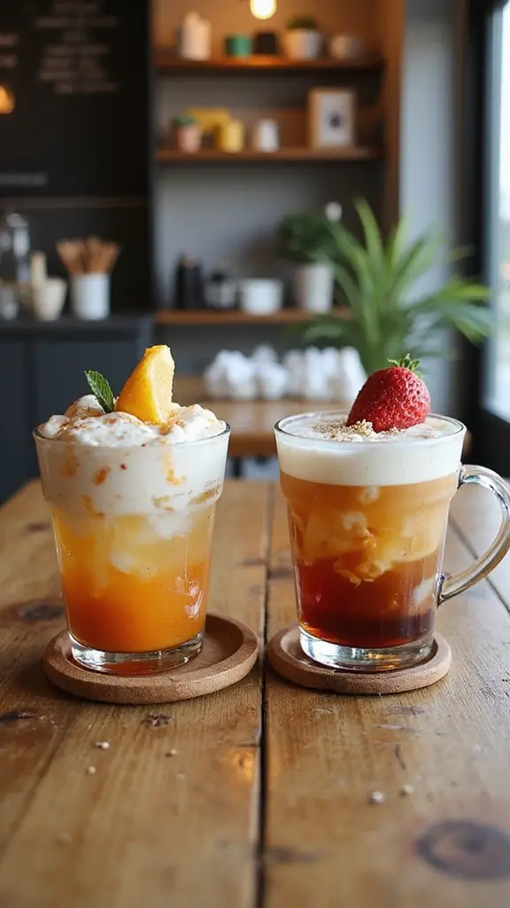 50 Modern Cafe Interior Design Ideas That Attract Customers - 43. Seasonal Beverages