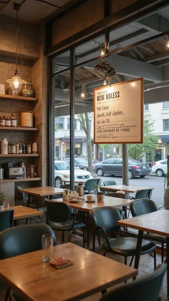 50 Modern Cafe Interior Design Ideas That Attract Customers - 45. Transparency in Sourcing