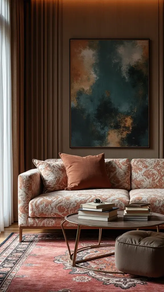 50 Modern Victorian Living Room Ideas That Mix Old & New - 31. Innovative Upholstery Choices