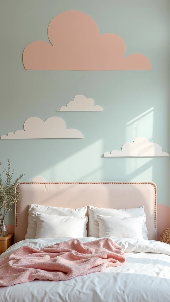 50 Simple False Ceiling Design for Bedroom Looks That Add Depth - 17. Painted Ceiling Murals