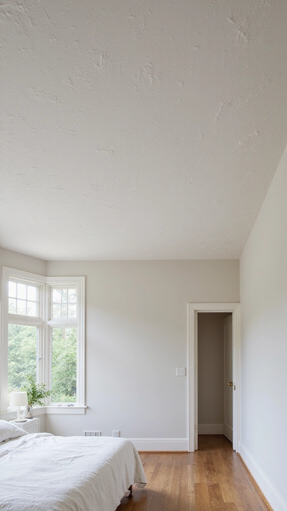 50 Simple False Ceiling Design for Bedroom Looks That Add Depth - 20. Textured Paint Finishes