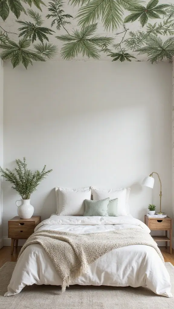 50 Simple False Ceiling Design for Bedroom Looks That Add Depth - 32. Nature-Inspired Ceilings