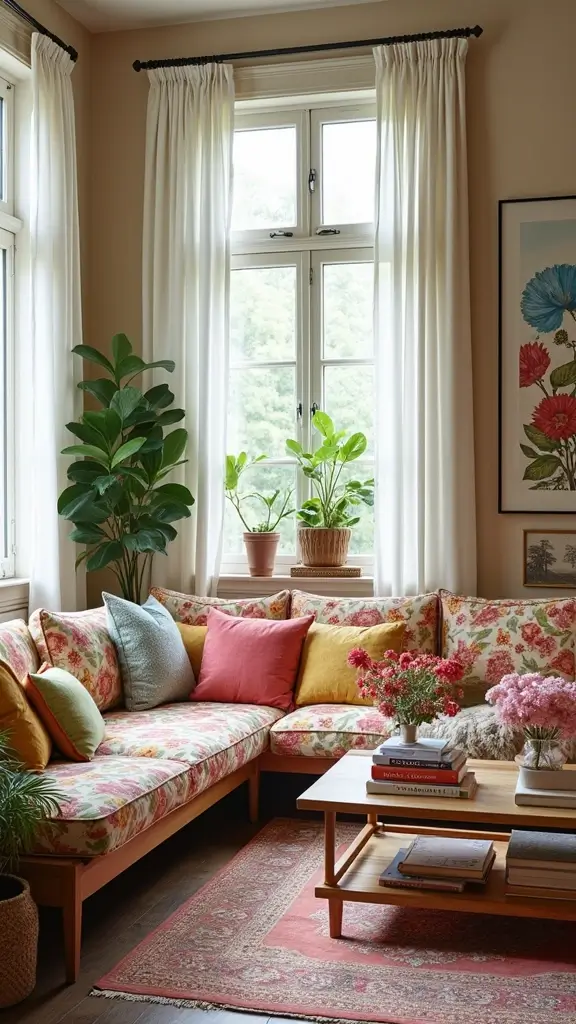 50 Spring Decorating Ideas for the Home That Brighten Every Room - 1. Brighten Up with Floral Prints