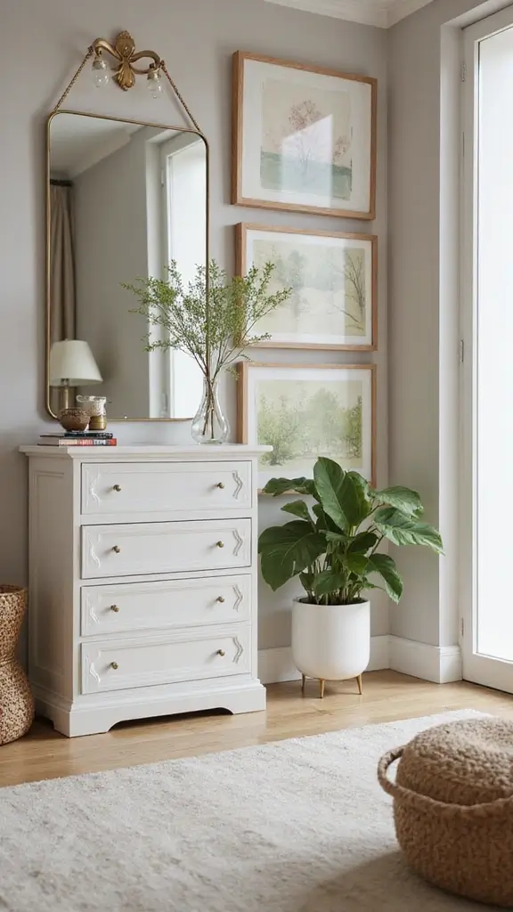 50 Spring Decorating Ideas for the Home That Brighten Every Room - 12. Use Mirrors Creatively