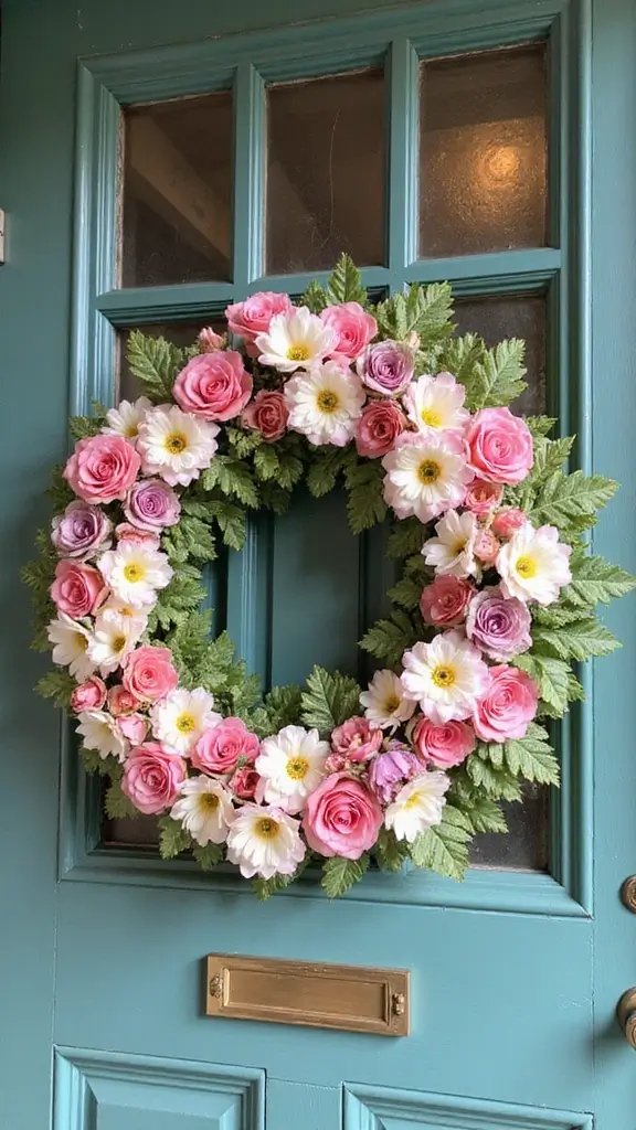 50 Spring Decorating Ideas for the Home That Brighten Every Room - 14. DIY Flower Wreaths