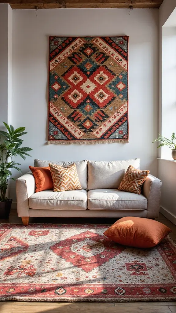 50 Spring Decorating Ideas for the Home That Brighten Every Room - 26. Design with Geometric Patterns