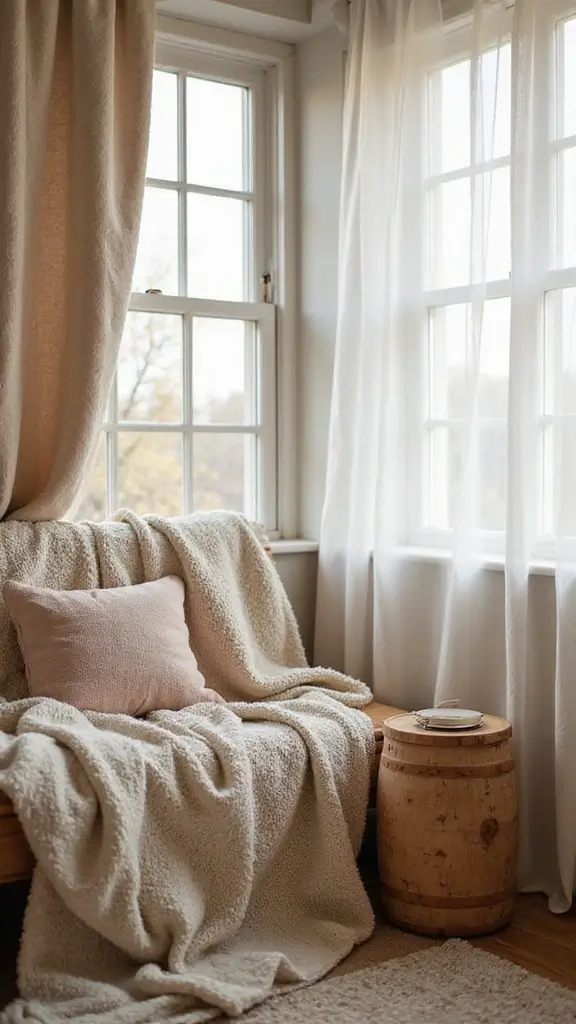 50 Spring Decorating Ideas for the Home That Brighten Every Room - 32. Refresh with Soft Fabrics