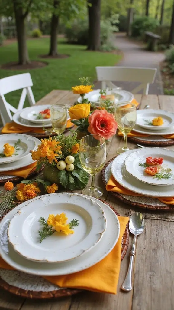 50 Spring Decorating Ideas for the Home That Brighten Every Room - 49. Host a Spring-Themed Dinner Party