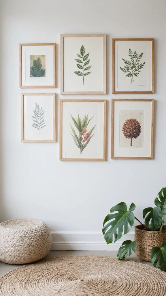 50 Spring Decorating Ideas for the Home That Brighten Every Room - 7. Nature-Inspired Wall Art