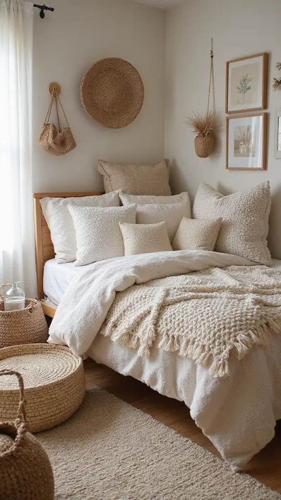 Creative 10x11 Bedroom Layout Ideas for Style and Functionality - 6. Layering Textures
