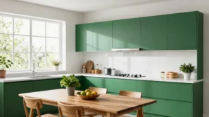 16 Green Cabinets with White Countertops: Perfect Color Harmony