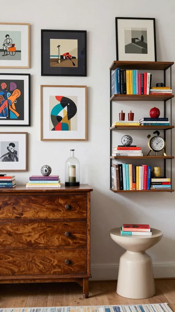 17 Dark and Light Bedroom Furniture Mix Ideas - 8. Eclectic Gallery 1