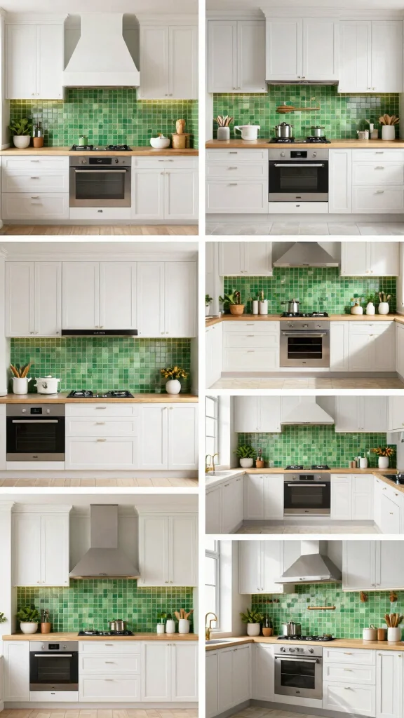 17 Green Backsplash Ideas for Kitchens with White Cabinets - Conclusion 1