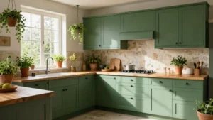 17 Kitchen Cabinet Green Color Ideas to Try