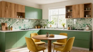 17 Mid-Century Modern Green Kitchen Ideas Making a Comeback