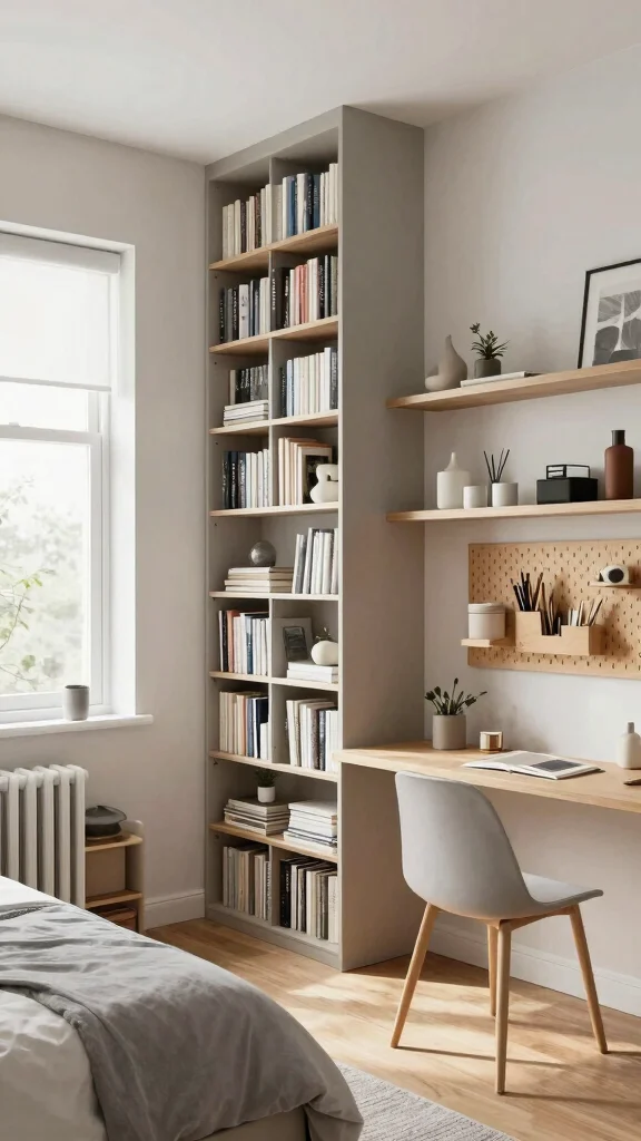 17 Small Room Bedroom Layouts and Furniture Arrangement Tips - 3. Optimize Vertical Space 1