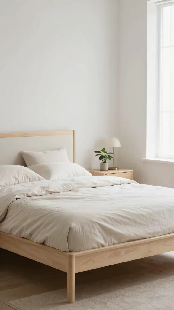 18 Bedroom Furniture Ideas for Small Rooms - 8. Minimalist Bed Frame 1