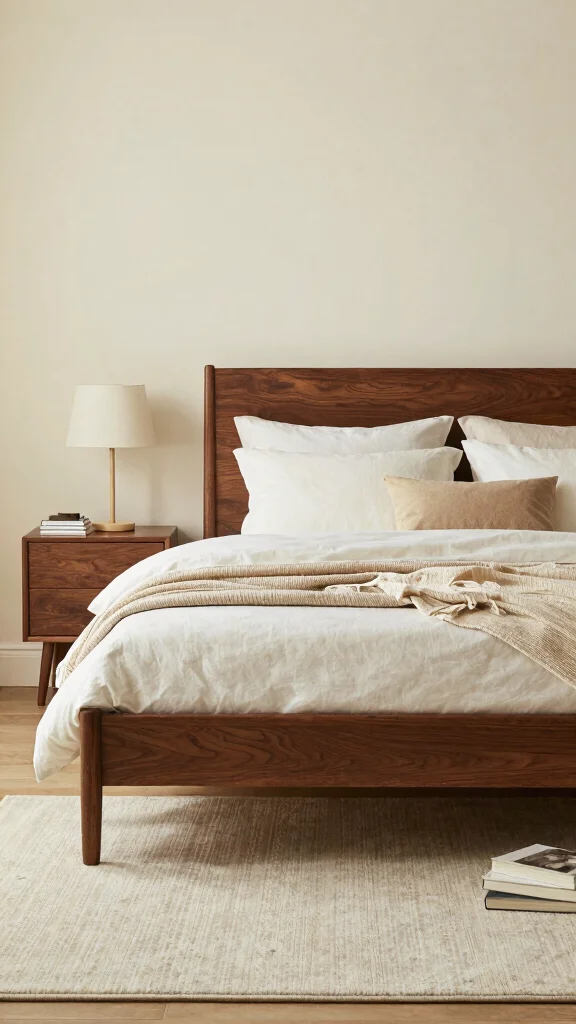 18 Best Bedroom Colors to Match Dark Furniture - 7. Cream - Soft and Elegant 1