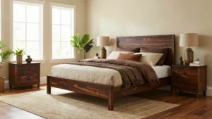 18 Brown Furniture Bedroom Color Combinations with Dark Wood