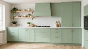 18 Modern Light Green Kitchen Cabinet Ideas