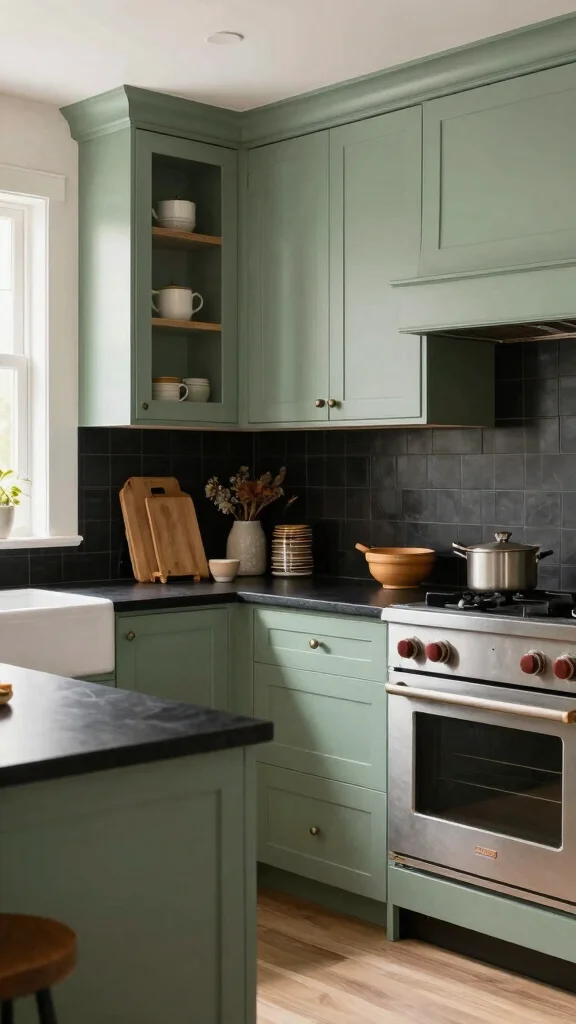 18 Sage Green Cabinets with Black Countertops: Beautiful Combinations - Conclusion: Creating Your Dream Kitchen 1