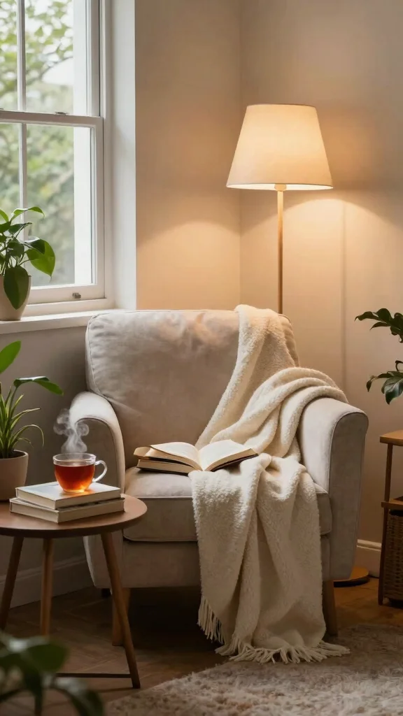 18 Ways to Arrange Furniture in Your Bedroom for Maximum Comfort - 3. Create a Cozy Reading Corner 1