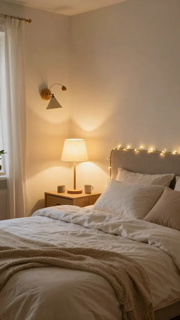 18 Ways to Arrange Furniture in Your Bedroom for Maximum Comfort - 7. Incorporate Soft Lighting 1
